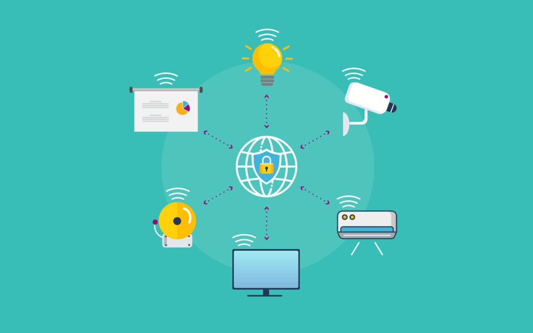 Diagram showing the Internet of Things